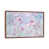 Toile avec cadre en bois brun classique est en rupture de stock
