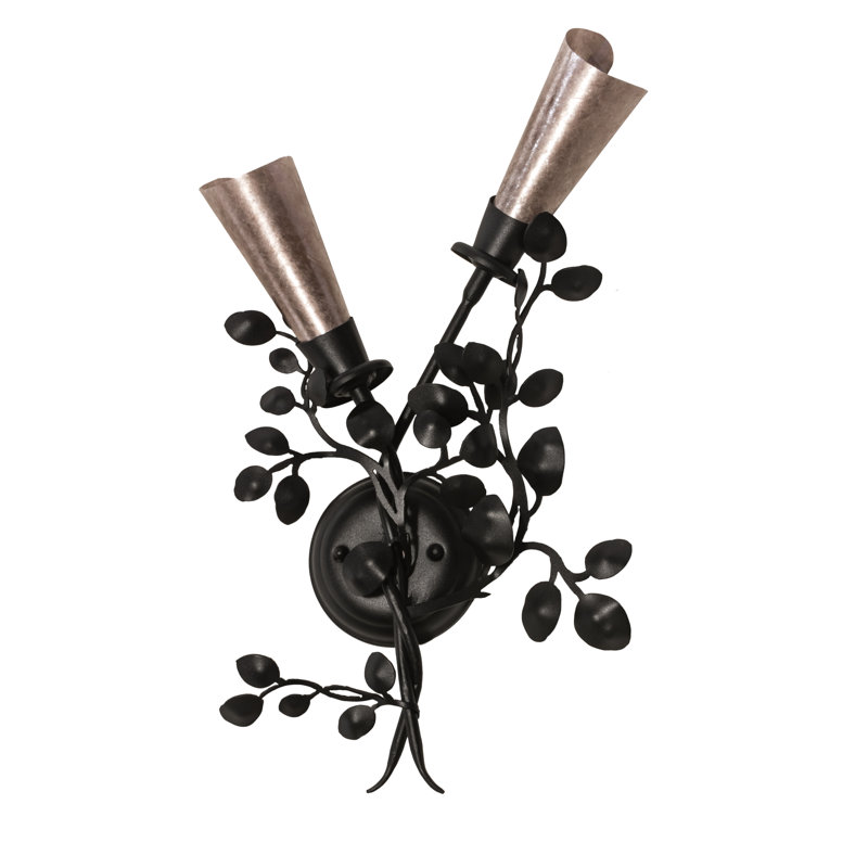 Lampe murale bougie 2 lumières Grube