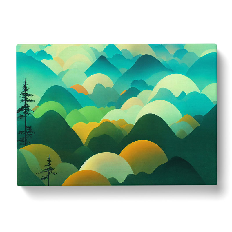 Japanese Forest - Wrapped Canvas, 40cm H x 60cm W x 3cm D