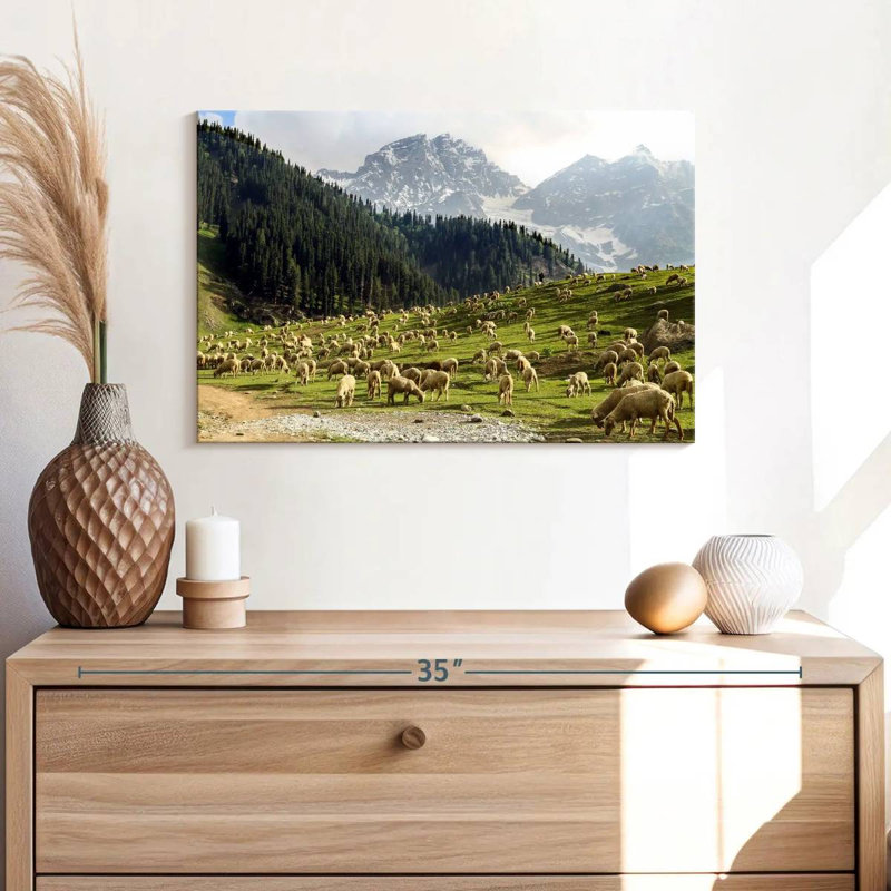 Kashmir Valley Sheep, 16" H x 24" W