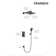 Crozet Pressure Balance Shower System with 10-Inch Rain Shower Head and 3-Spray Hand Shower (Valve Included)