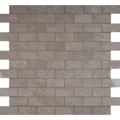 Carreau de mosaïque en porcelaine polie 12 po x 12 po Astoria