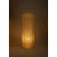 Lampe sur pied en tissu beige Colberta