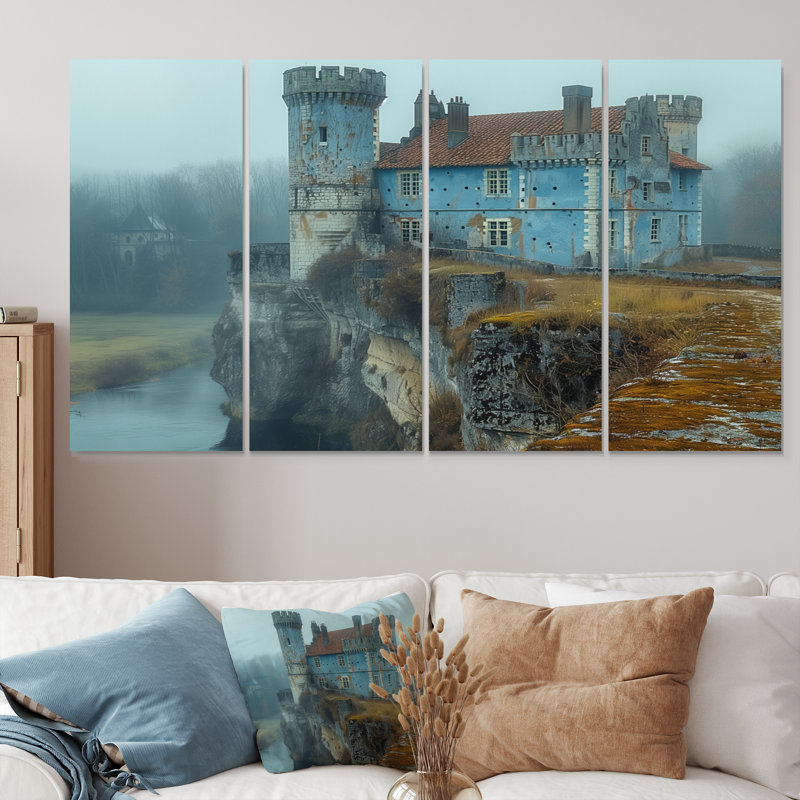 Pieper - Castles Canvas Wall Art Set, 28" H x 48" W