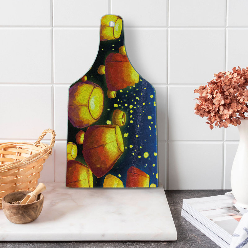 Planche à découper en verre trempé Ambesonne