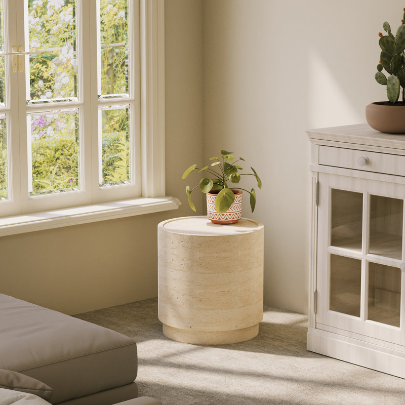 Table d'appoint en béton pour l'extérieur, 1