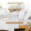 Ensemble de draps 100% coton 250 TC Percale-123272611-123272614