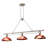 3 - Light Brushed Nickel Kitchen Island Pendant-1602088423