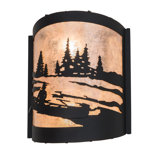 Rustic Lodge 2 - Light Flush Mounted Sconce