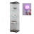 Lighted 4 Shelves Glass Cabinet Glass Display Cabinet With One Door-1900415541
