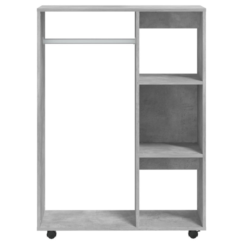 Reckford 80cm Adjustable Clothing Rack, Concrete Grey