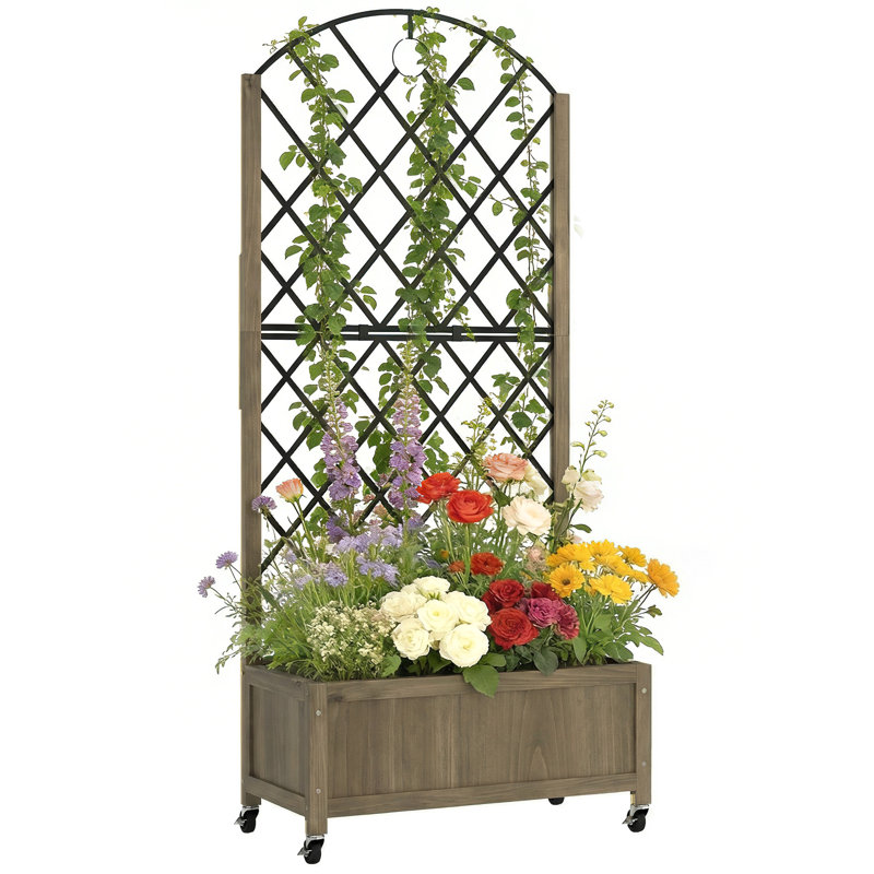 Raised Garden Bed, Carbonised