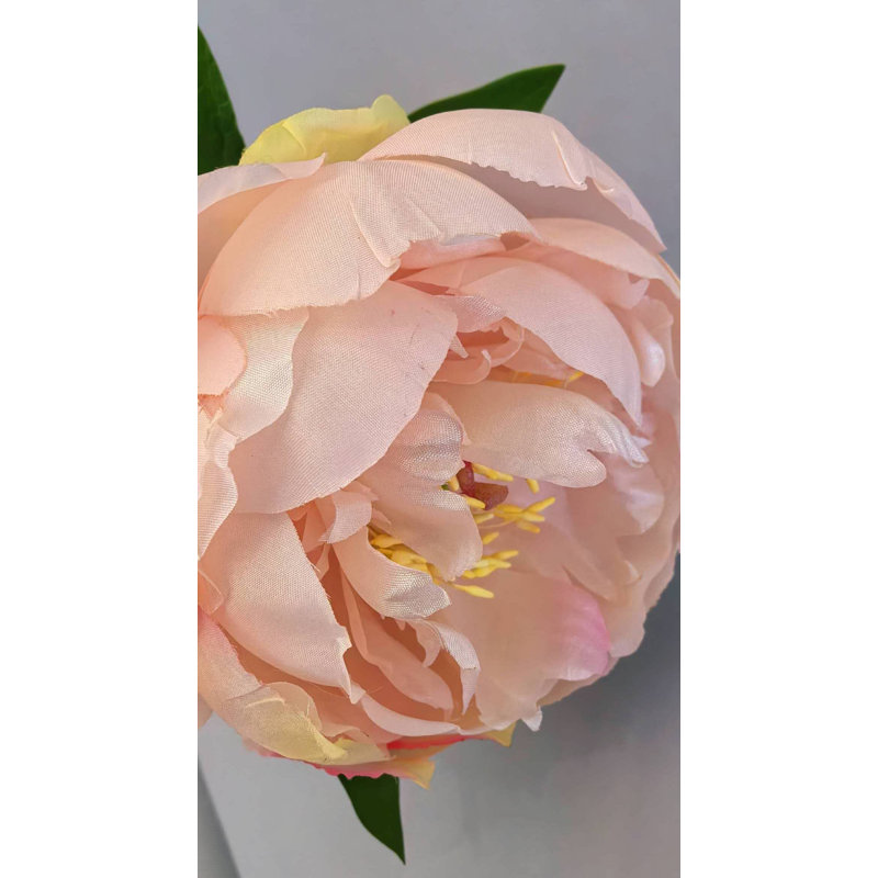 TIGE DE PIVOINE EN SOIE 22 po, Pink