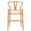 Tabouret en corde de bois massif-1395757794