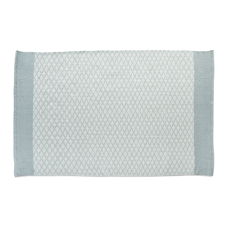 Trellis 100% Recycled Indoor/Outdoor Washable Sky Grey Rug, Rectangle 80 x 150cm