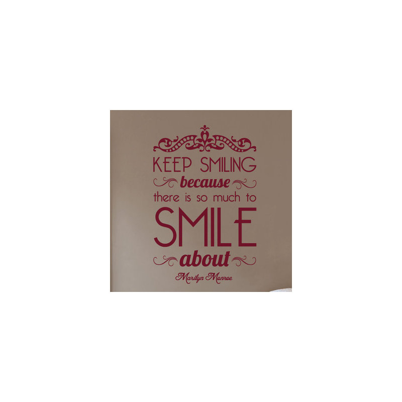 Non-Wall Damaging Wall Decal, Burgundy