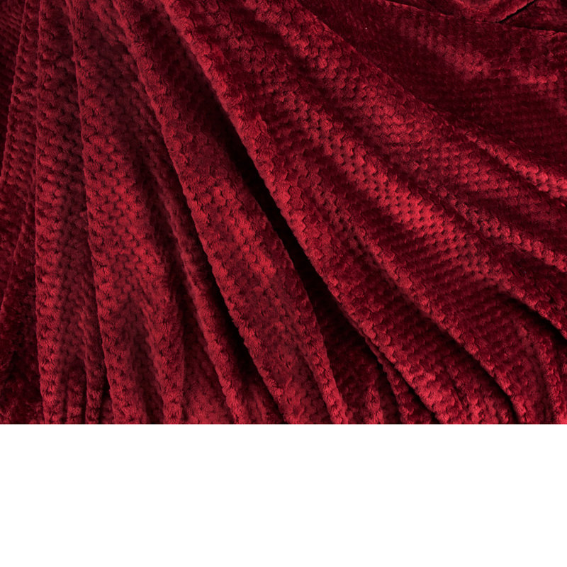  Couverture légère Premium, 60 po x 80 po, Rouge