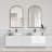 Keit Metal Flat Wall Mirror-815918496