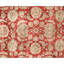 Hand Knotted Wool Area Rug in Red And Ivory