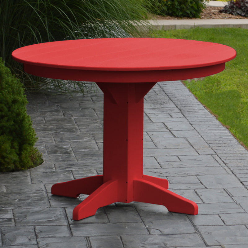 Table de salle à manger Nettie, Rouge vif