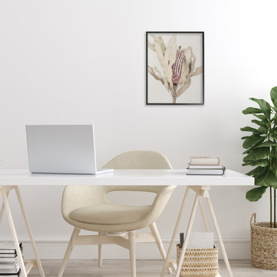 Hidden Banksia Botanical Fronds Framed Giclee, design by Sisi and Seb