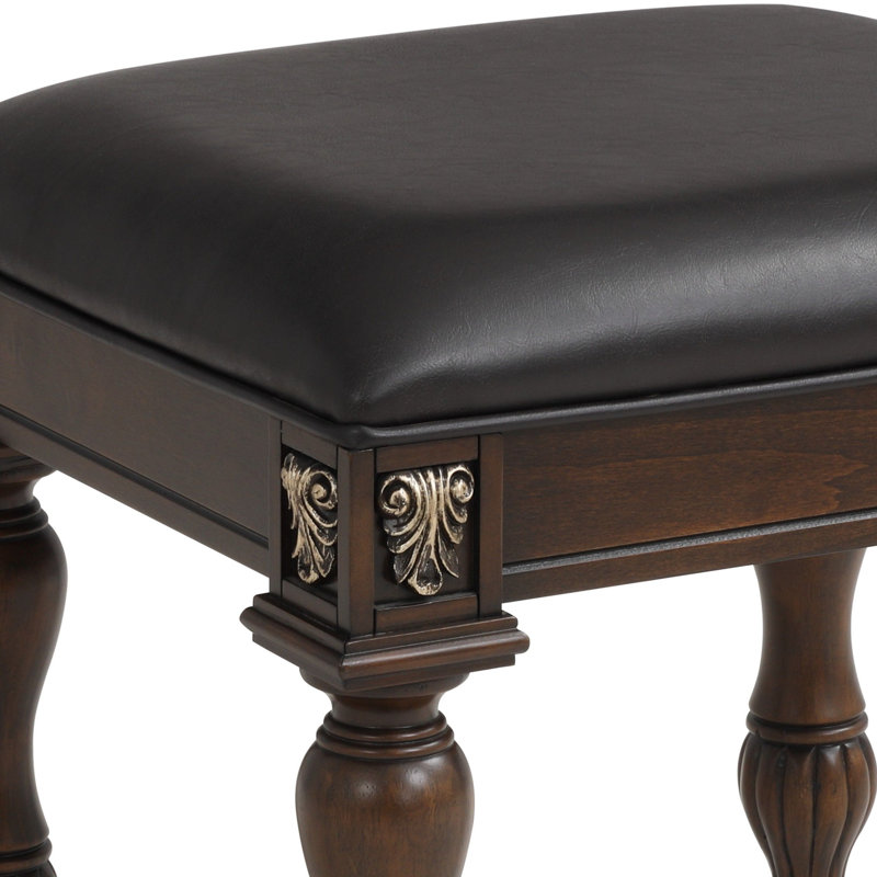 Anahira Solid Wood Accent Stool