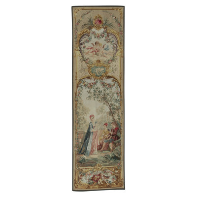 Hand-Knotted High-Quality Green and Brown Area Rug