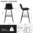 30" Upholstered  Counter Stool with Metal Frame And Footrest-120943371-120943369-120943370