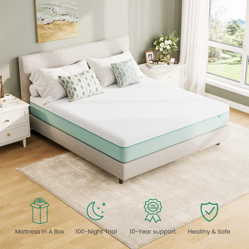 Vesgantti Memory Foam Mattress, Double (4'6), 26