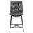 Upholstered Counter Stool with Metal Frame-100413511