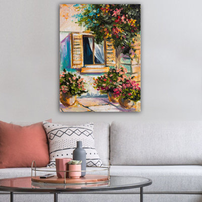 Peinture sur toile tendue
