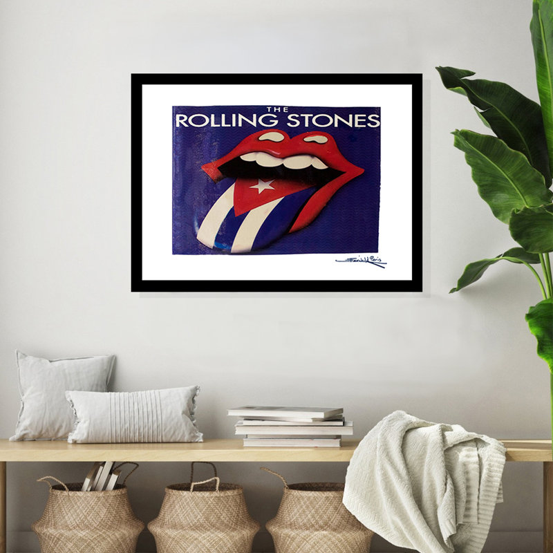 «The Rolling Stones Iconic Tongue», cadre photo