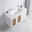 Meuble-lavabo de 36 po en rotin avec lavabo en céramique, rangement spacieux et sécurité anti-surmatelas-116332628