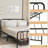 Metal Open-Frame Bed-154855129