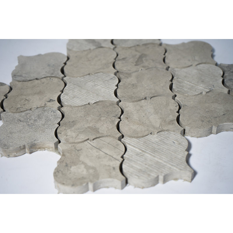 9.25" x 9.85" Natural Stone Mosaic Wall & Floor Use Tile