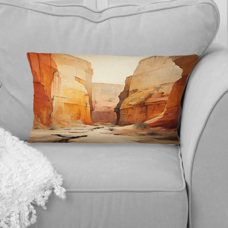 Coussin Bold Landscape Canyon Desert V - Canyon