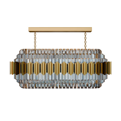 Luxury K9 Crystal Chandelier – Modern Oval Pendant Light with Adjustable Hanging Chain, Flush Mount Crystal Ceiling Fixture for Dining Room & Living Room