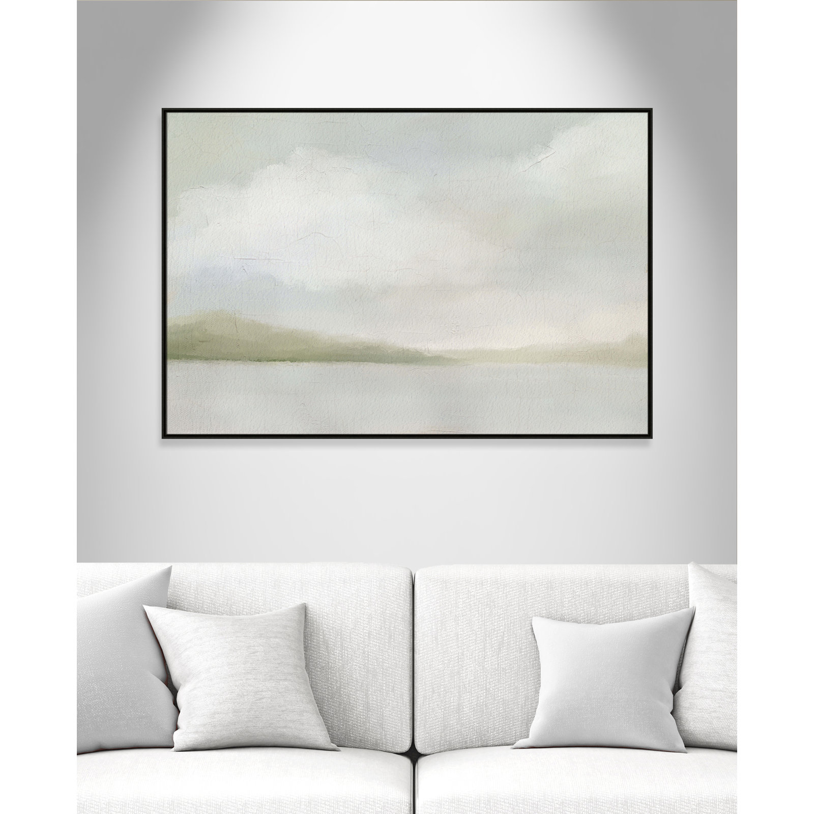 Queensland "A Tranquil Morning" Print, 41.5" H x 61.5" W, Espresso