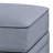 Eram Grey Rectangle Storage Ottoman