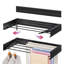 Metal Foldable Wall-Mounted Drying Rack