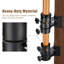  Hauteur du support de support de parasol de terrasse flexible pour balustrade de patio Balcon, cour, piscine, chariot mobile, coin noir