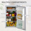HOMCOM 91L Freestanding Under Counter Fridge with Chiller Box-121644031