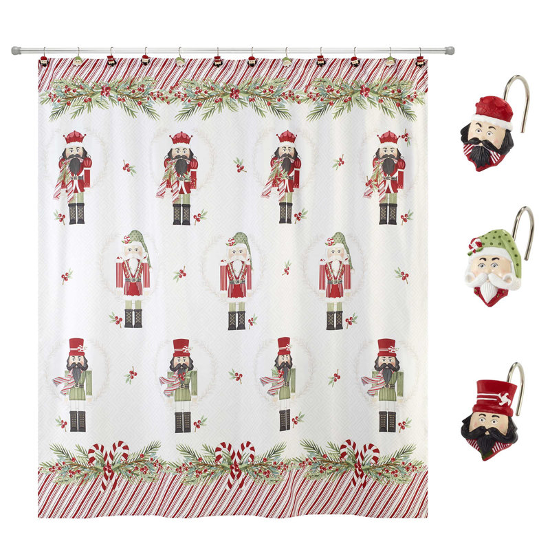 Lijah Shower Curtain & Hook Set