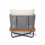 Ensemble de conversation d'extérieur 4 pièces en bois d'acacia tissé et corde, beige-1266161271
