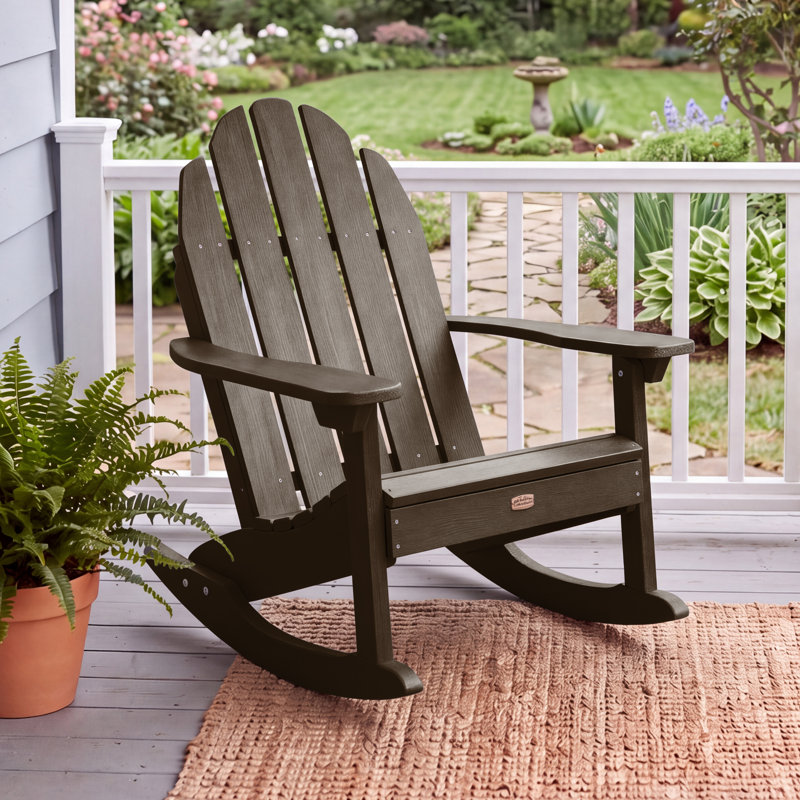 Chaise berçante en plastique Natoli, Canyon