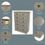 5 Drawer Chest of Drawers - Rectangular Corona Classic Design