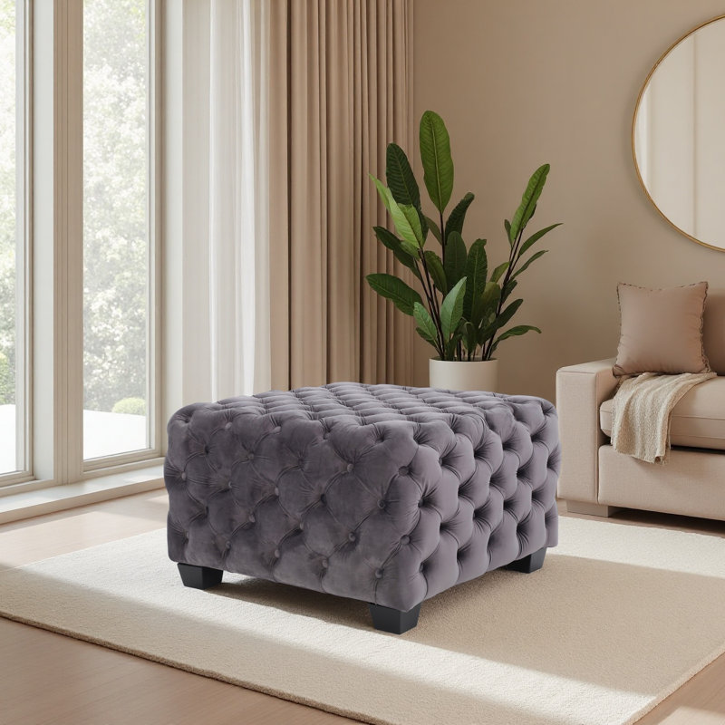 Durable / multifonctionnel OTTOMAN, Gris