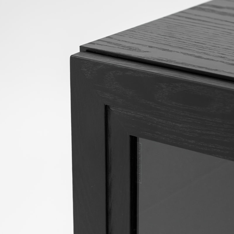 Garde-manger 62 "avec tablettes réglables Hokona, Noir