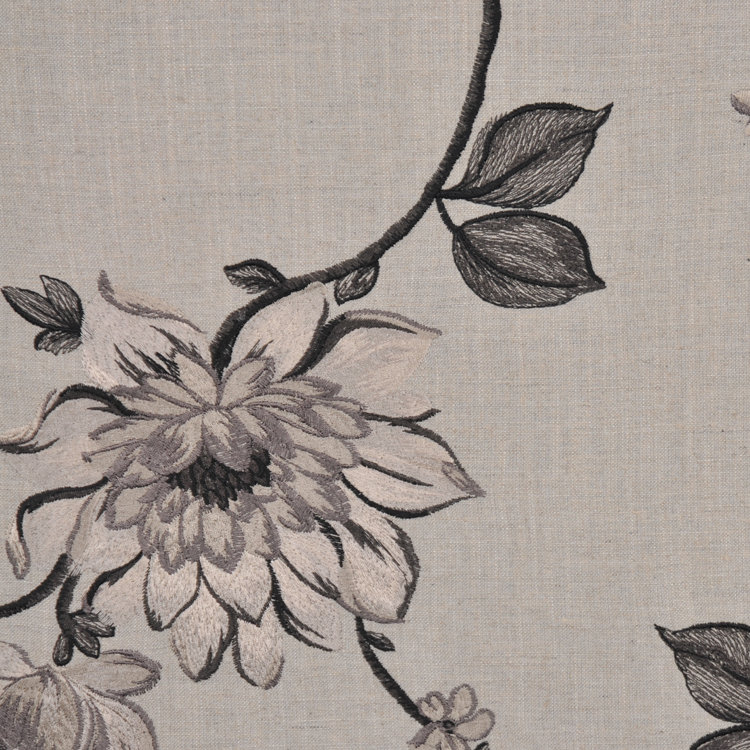 Tissu floral boutique Allure, Onyx