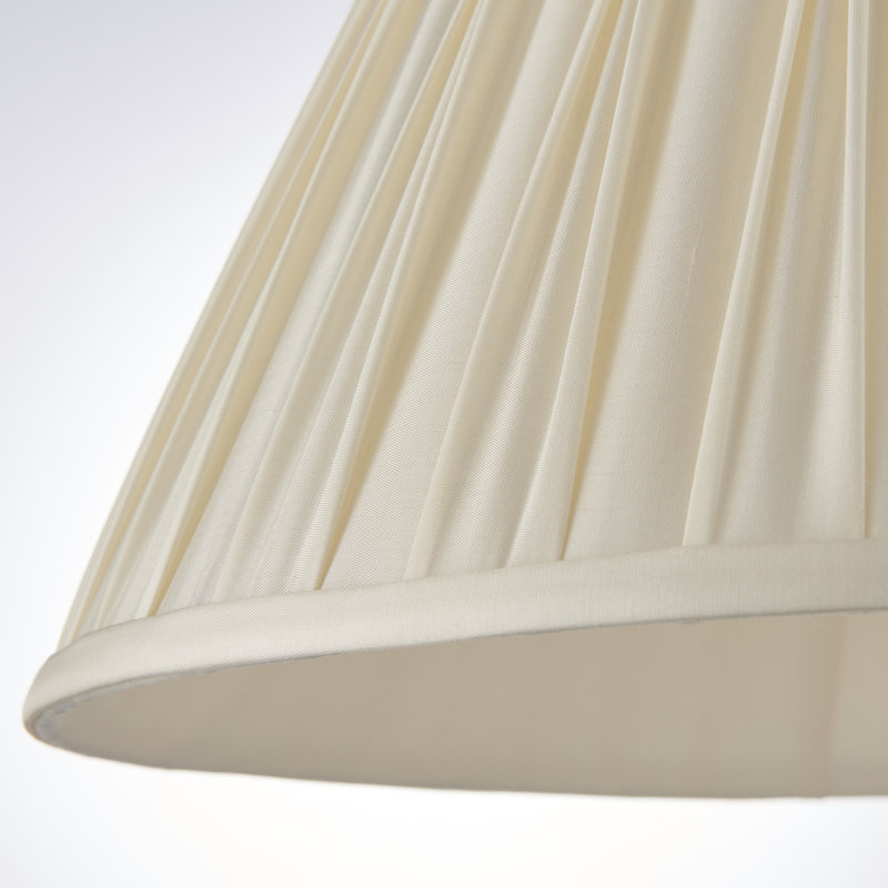 Ame Silk Empire Lamp Shade, Ivory